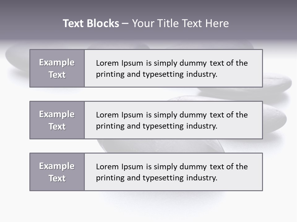 Balance Asia Stone PowerPoint Template