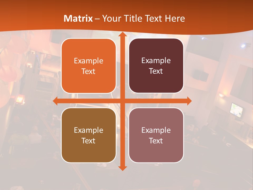 Tavern People Relax PowerPoint Template