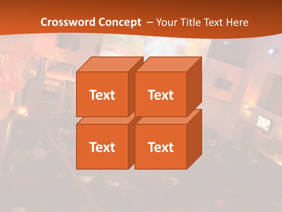 Tavern People Relax PowerPoint Template