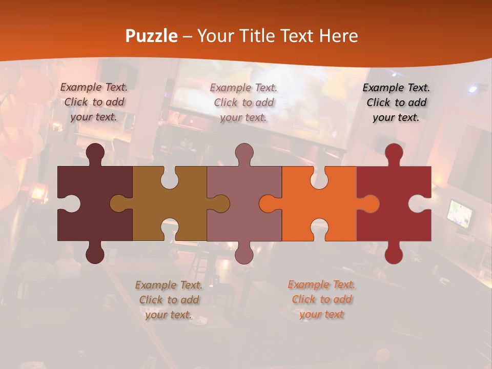 Tavern People Relax PowerPoint Template