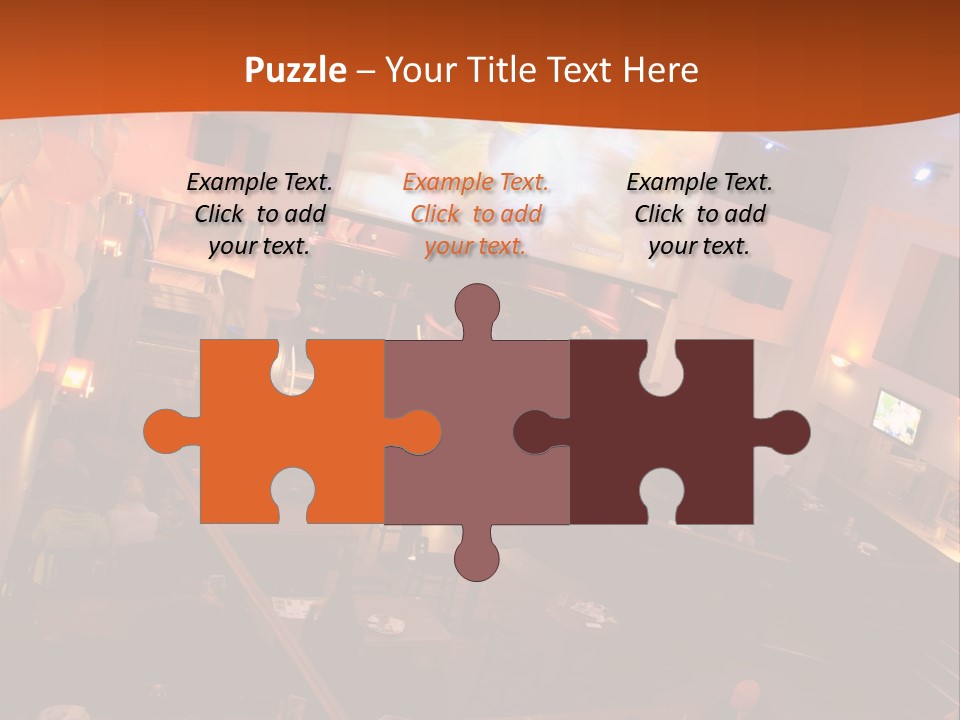 Tavern People Relax PowerPoint Template