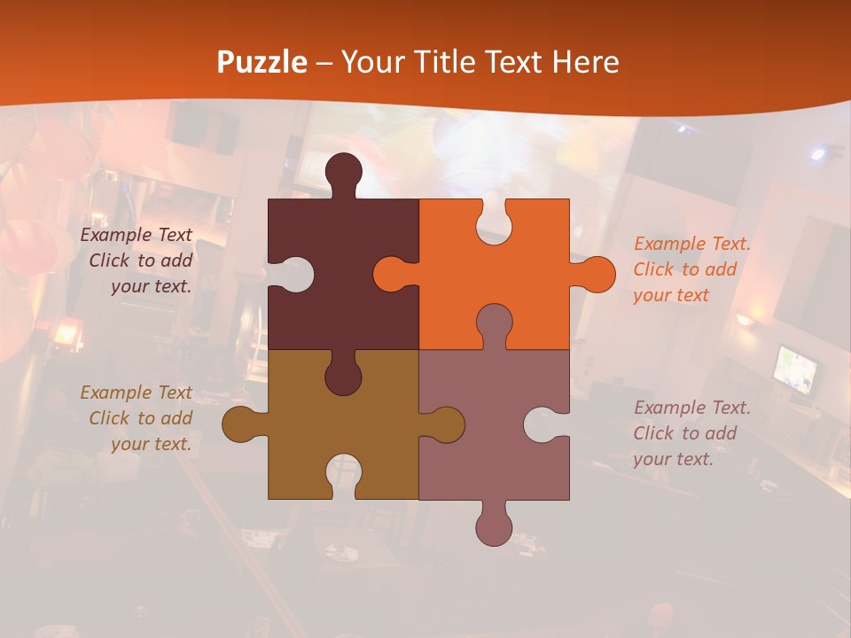 Tavern People Relax PowerPoint Template