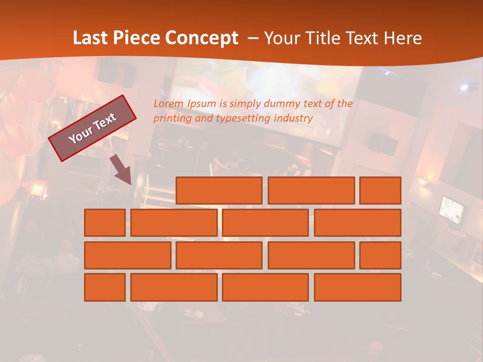 Tavern People Relax PowerPoint Template