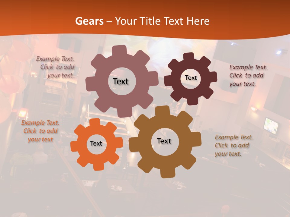 Tavern People Relax PowerPoint Template