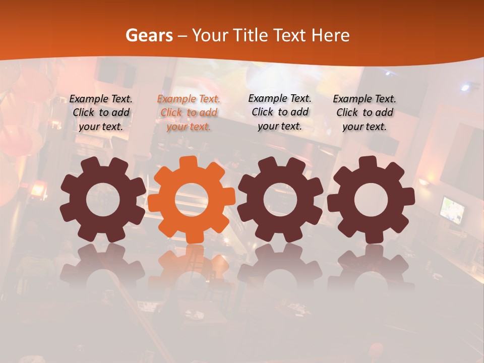 Tavern People Relax PowerPoint Template