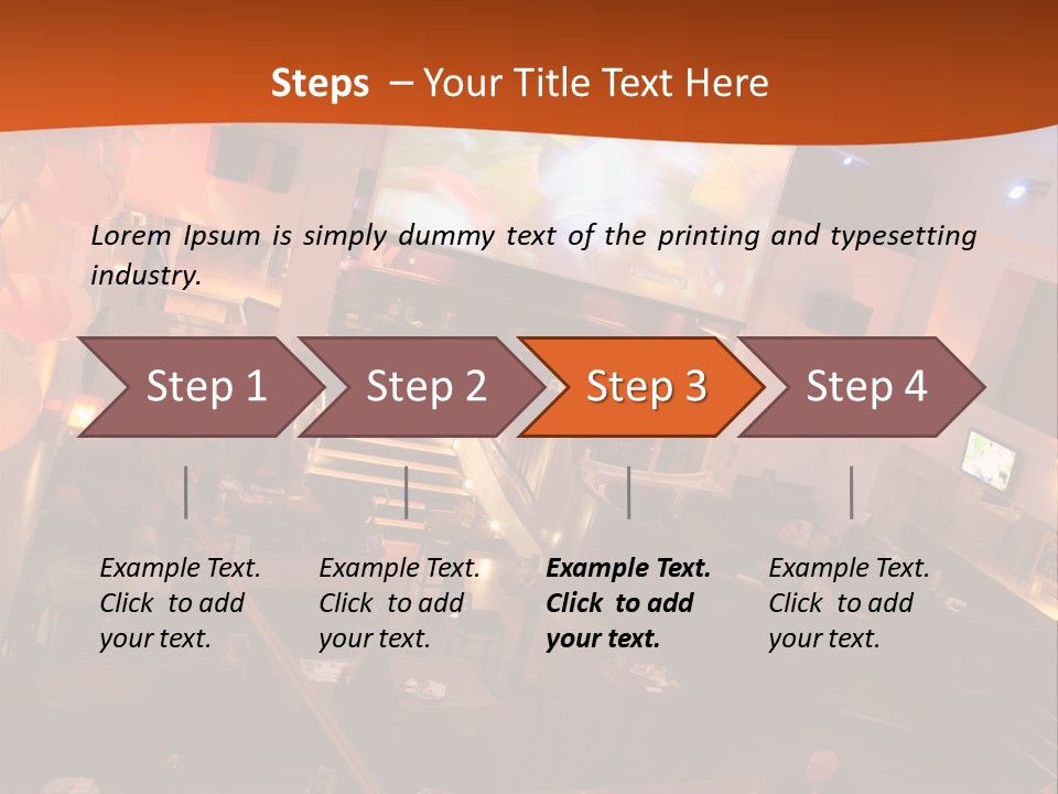 Tavern People Relax PowerPoint Template