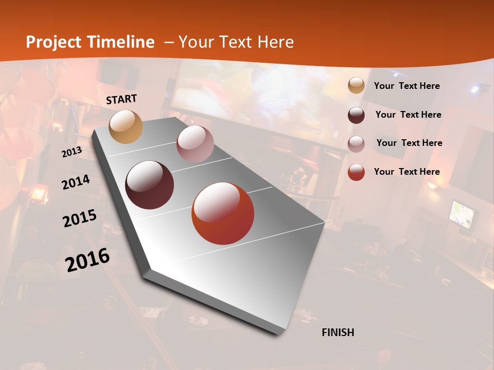 Tavern People Relax PowerPoint Template