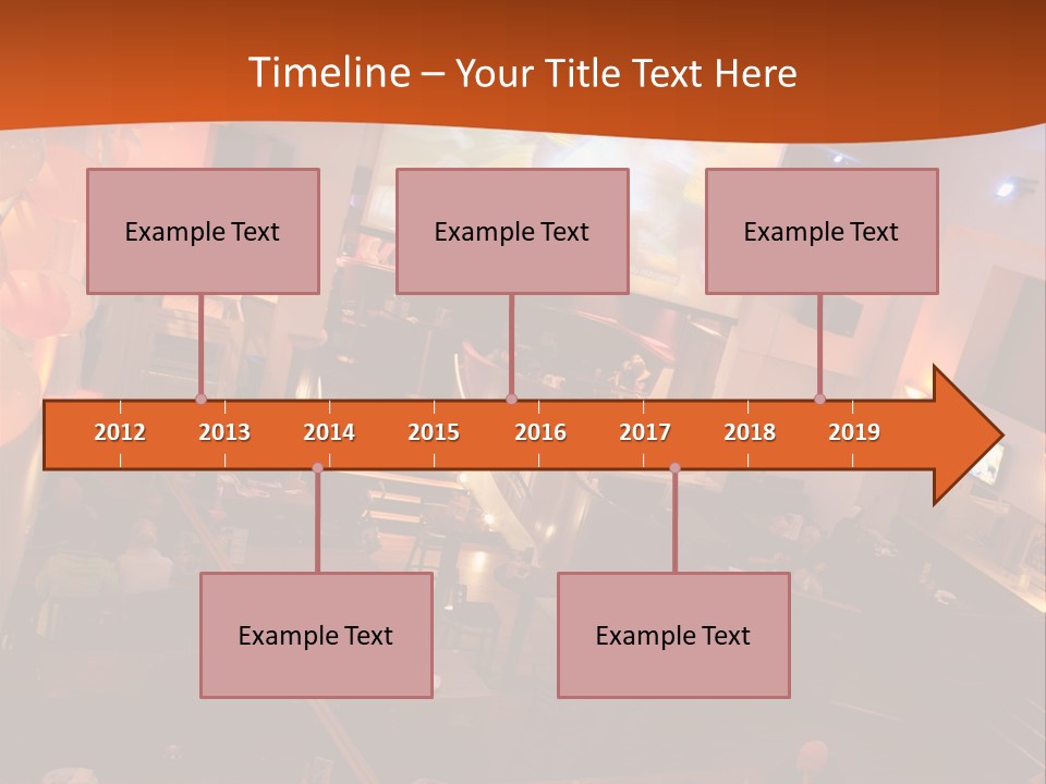 Tavern People Relax PowerPoint Template