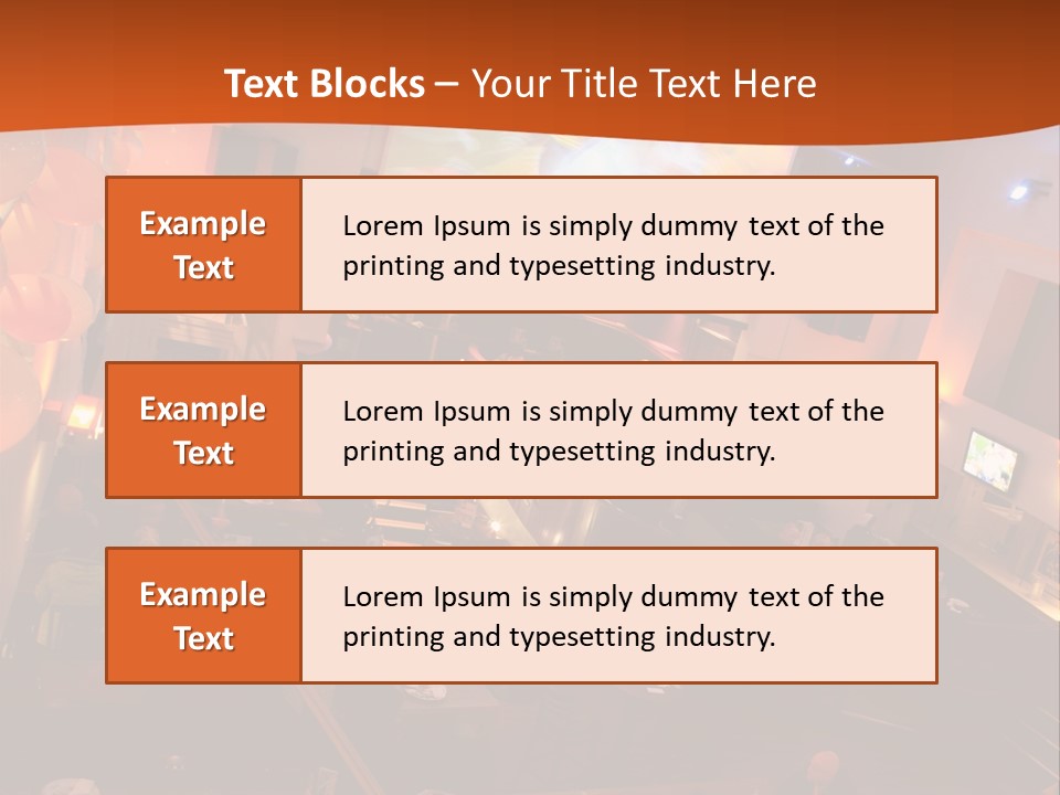 Tavern People Relax PowerPoint Template