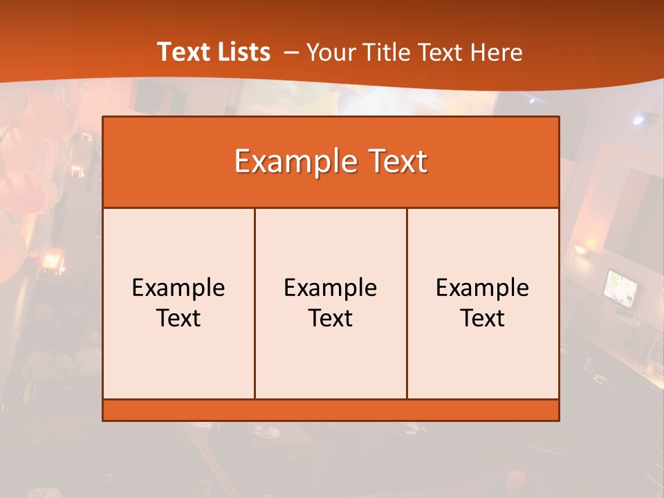 Tavern People Relax PowerPoint Template