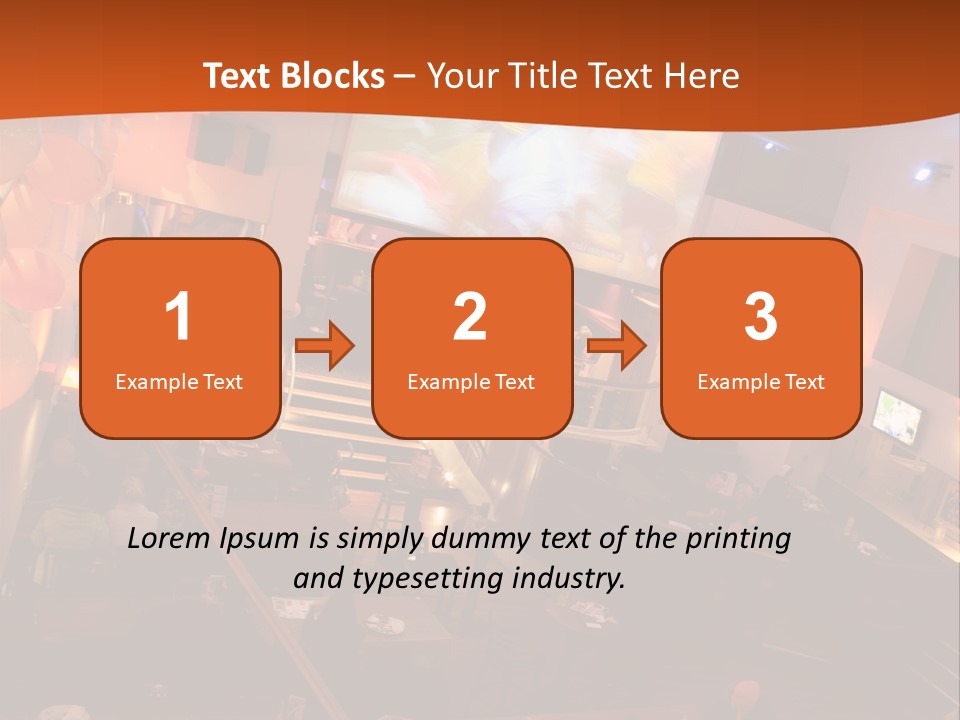 Tavern People Relax PowerPoint Template