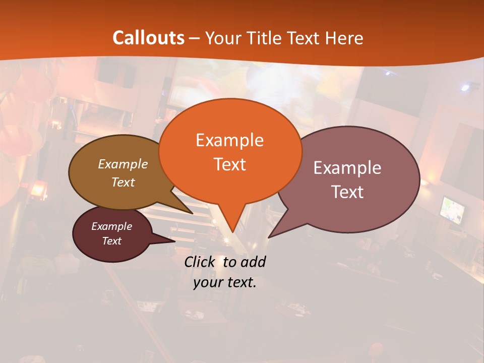 Tavern People Relax PowerPoint Template
