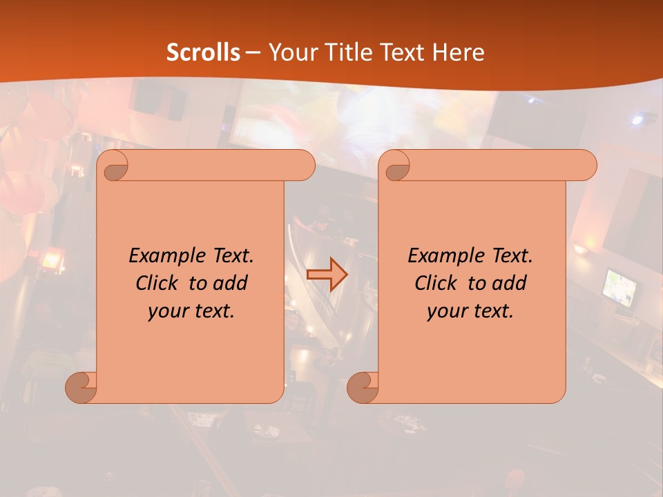 Tavern People Relax PowerPoint Template