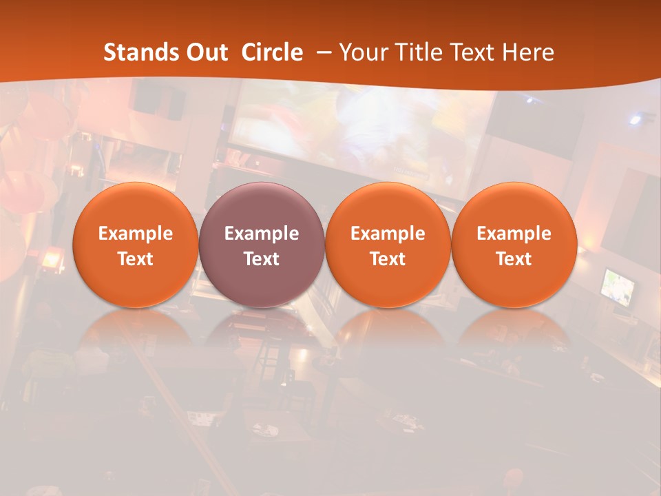 Tavern People Relax PowerPoint Template