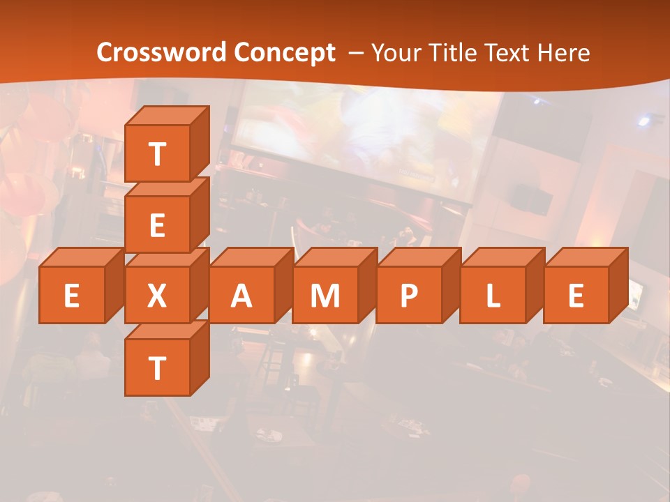 Tavern People Relax PowerPoint Template