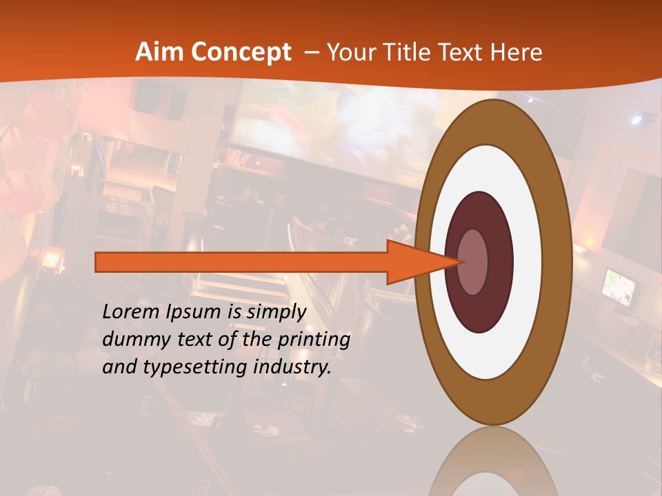 Tavern People Relax PowerPoint Template