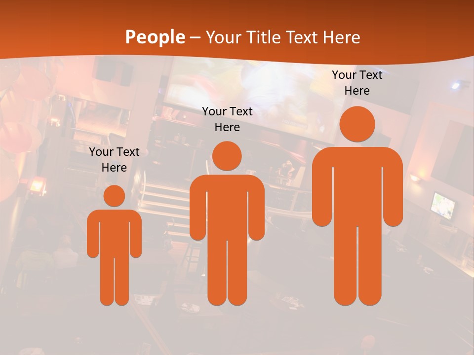 Tavern People Relax PowerPoint Template