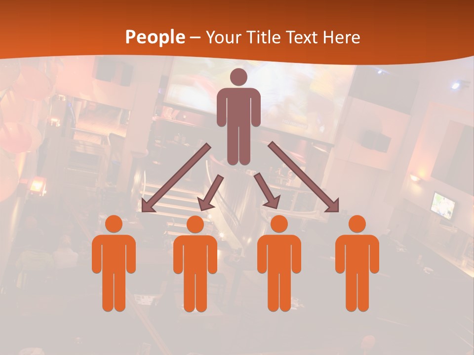 Tavern People Relax PowerPoint Template