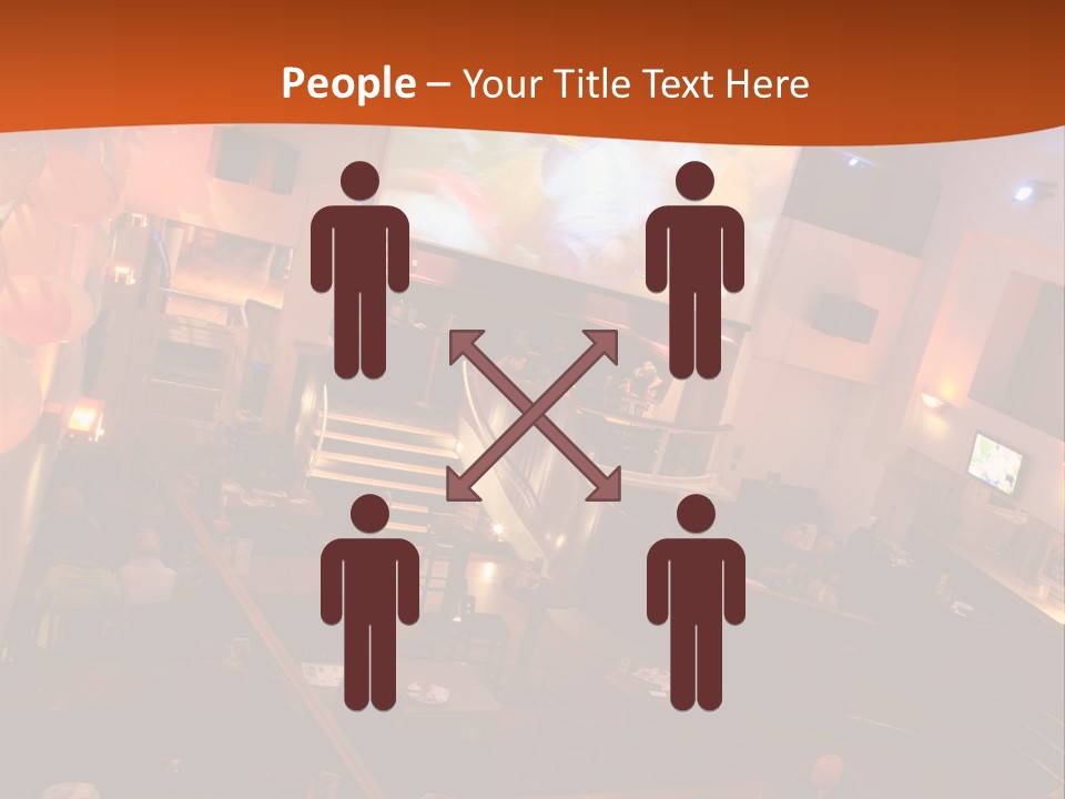 Tavern People Relax PowerPoint Template