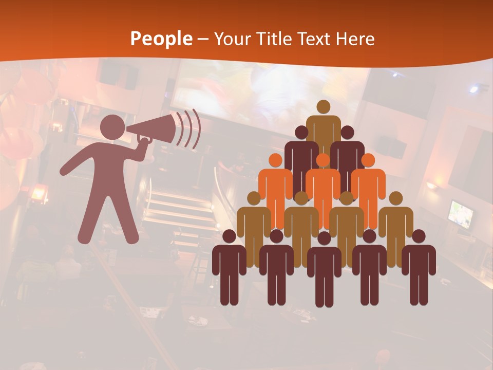Tavern People Relax PowerPoint Template