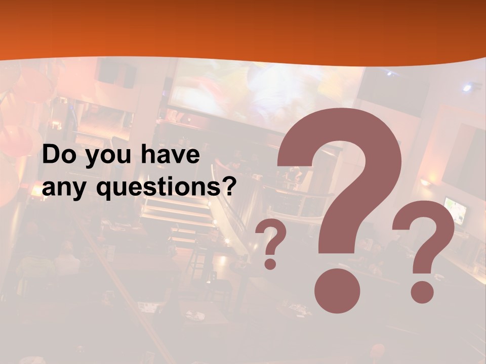 Tavern People Relax PowerPoint Template