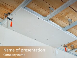 Bright Renovation Stud PowerPoint Template