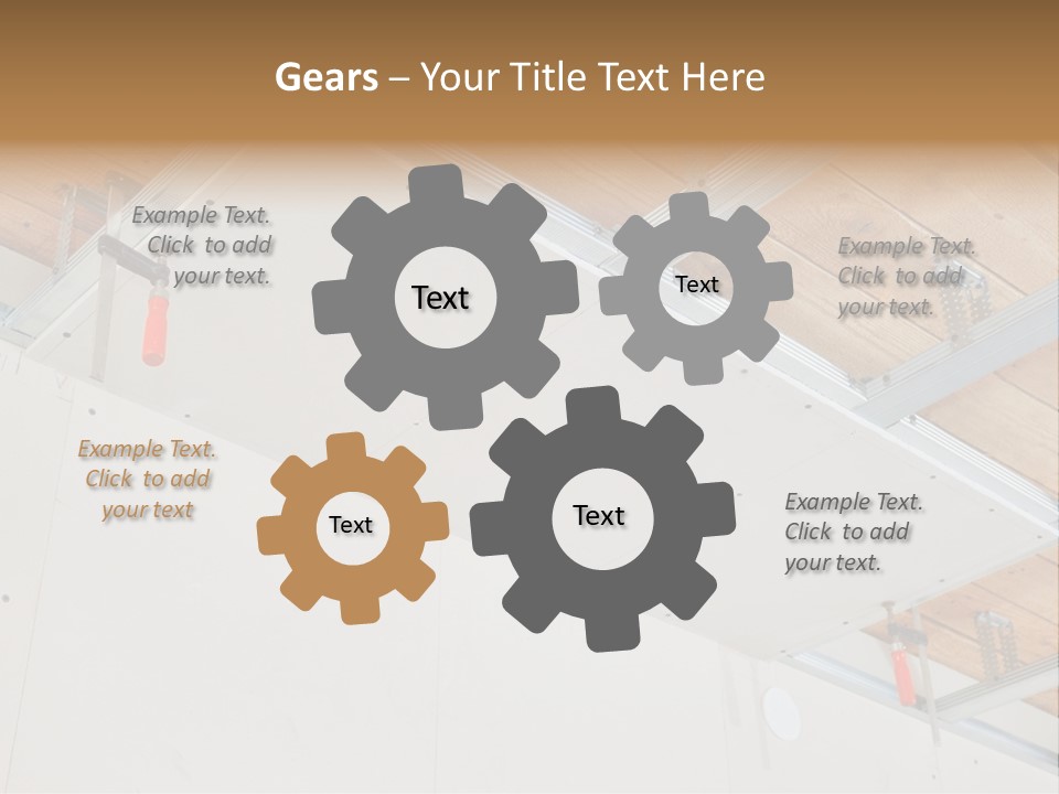 Bright Renovation Stud PowerPoint Template