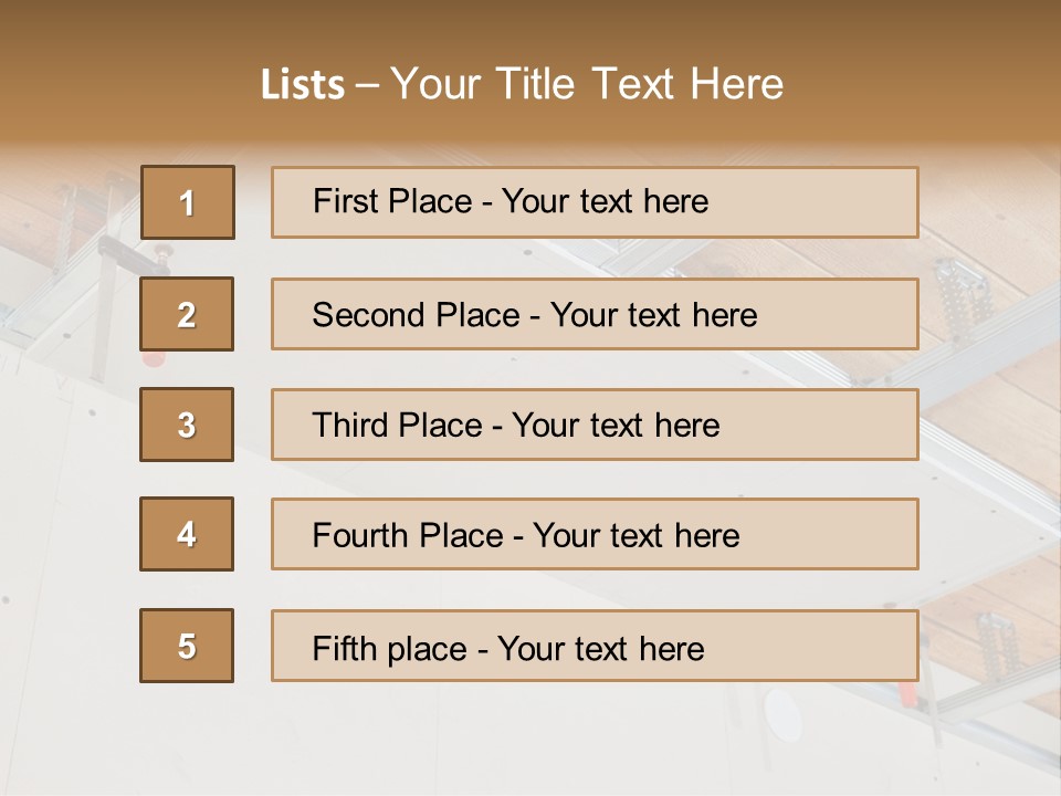 Bright Renovation Stud PowerPoint Template