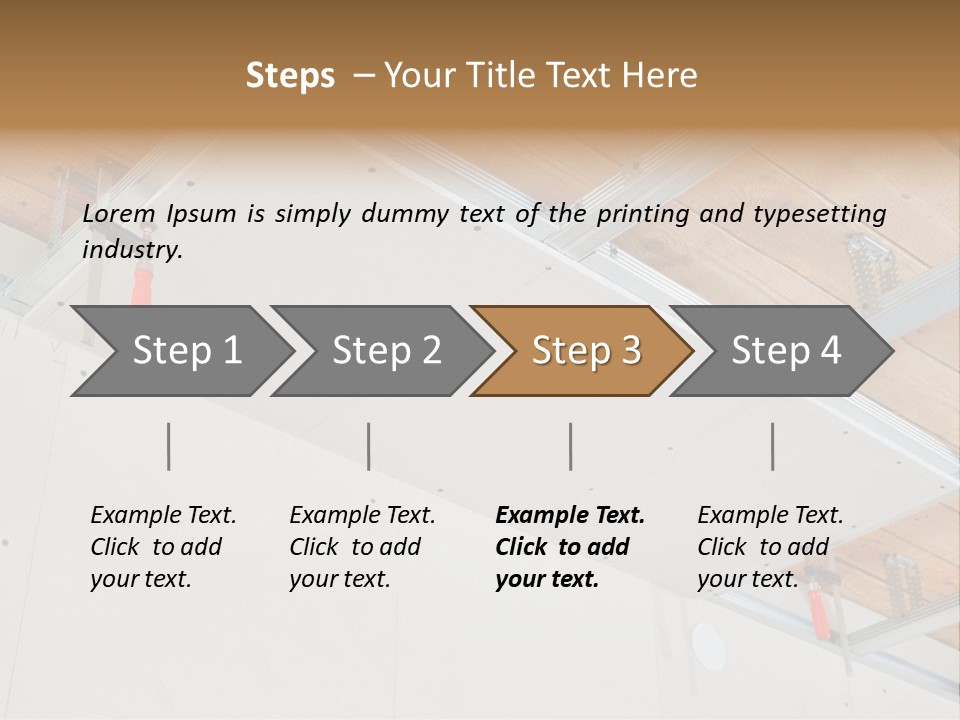 Bright Renovation Stud PowerPoint Template