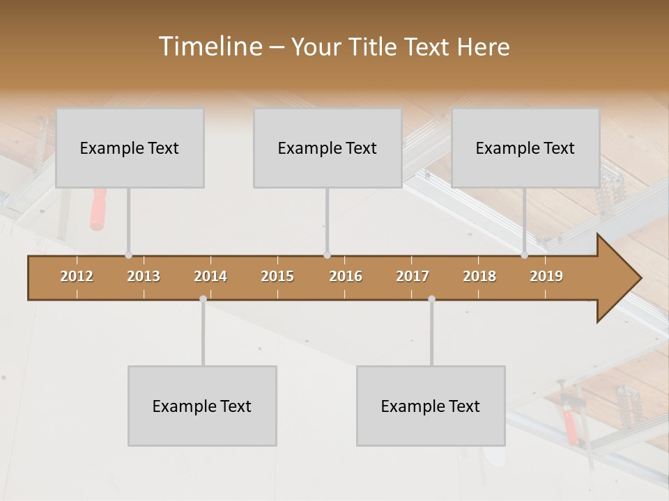 Bright Renovation Stud PowerPoint Template