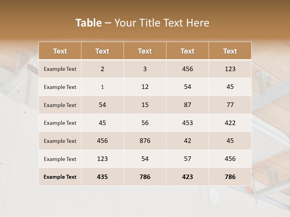 Bright Renovation Stud PowerPoint Template