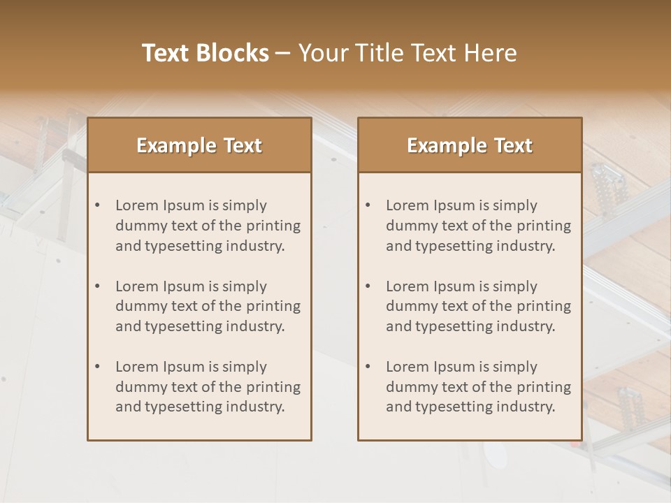 Bright Renovation Stud PowerPoint Template