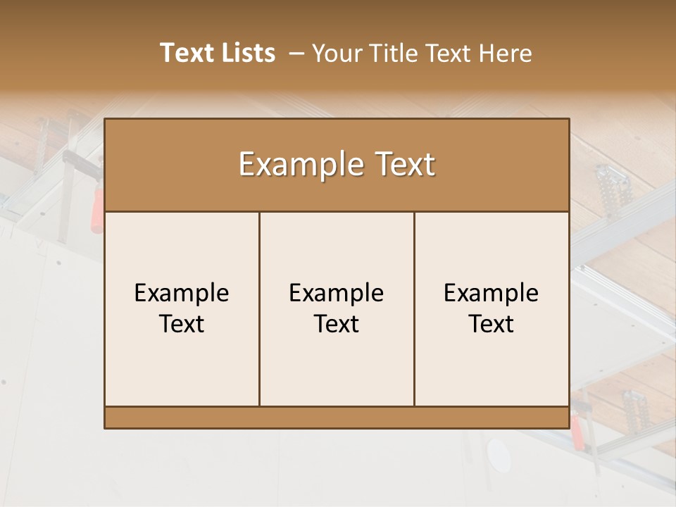 Bright Renovation Stud PowerPoint Template