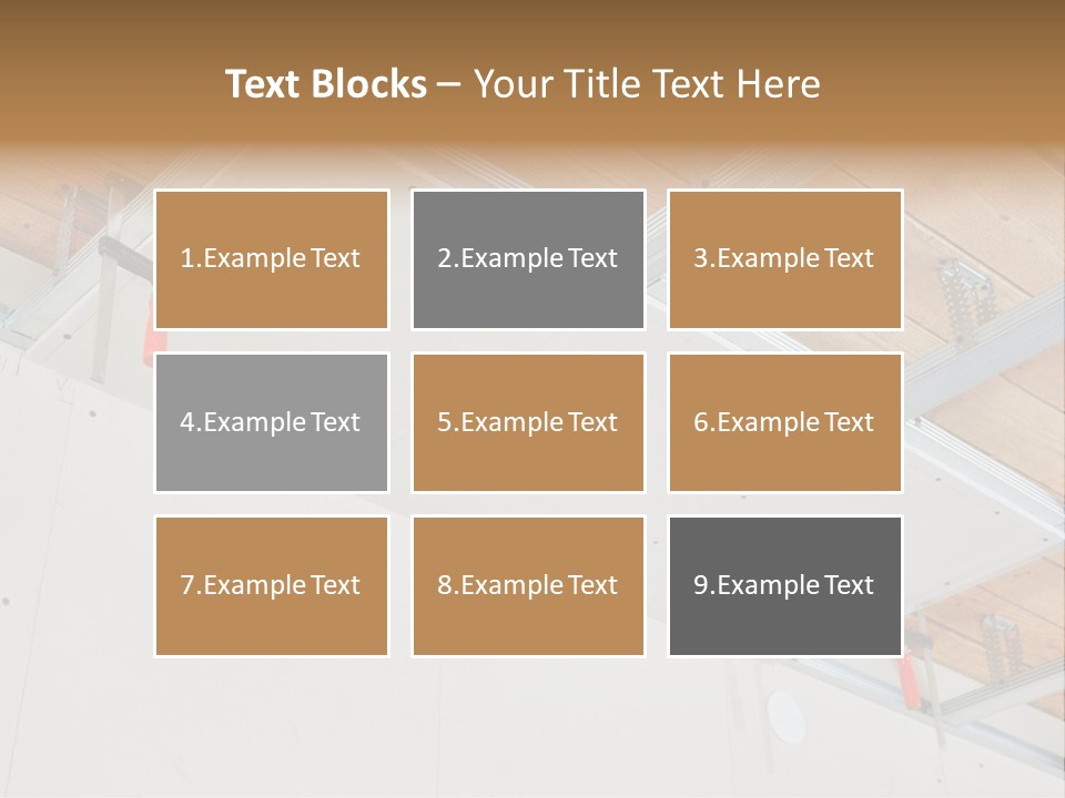 Bright Renovation Stud PowerPoint Template