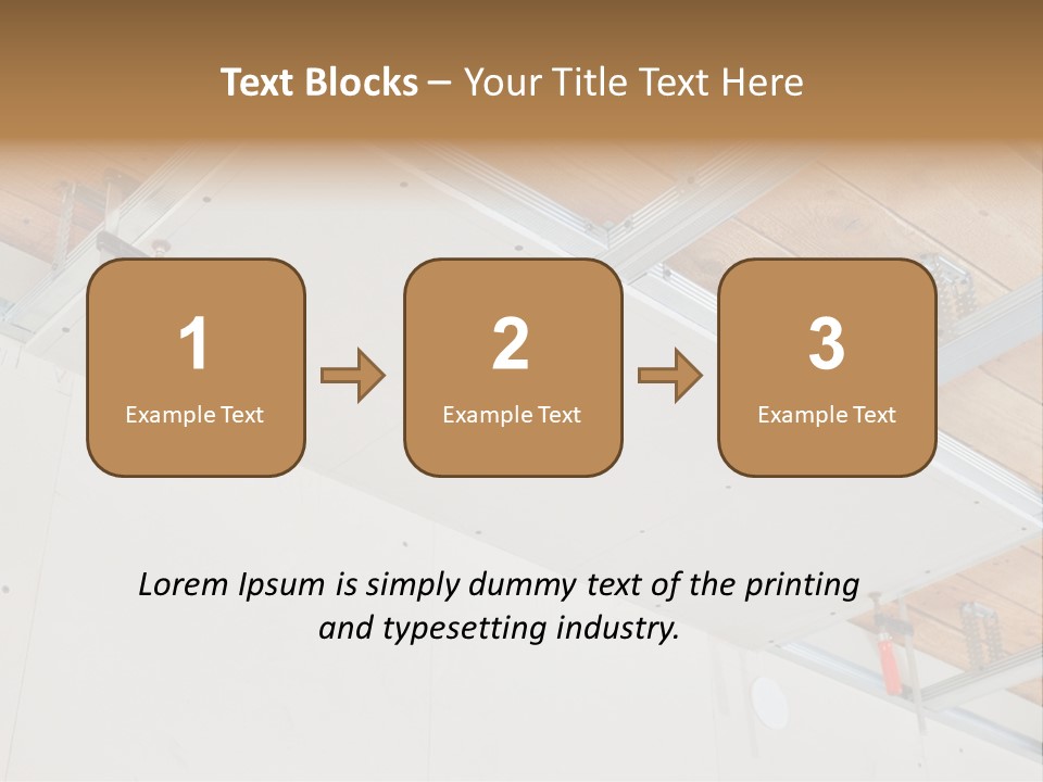 Bright Renovation Stud PowerPoint Template