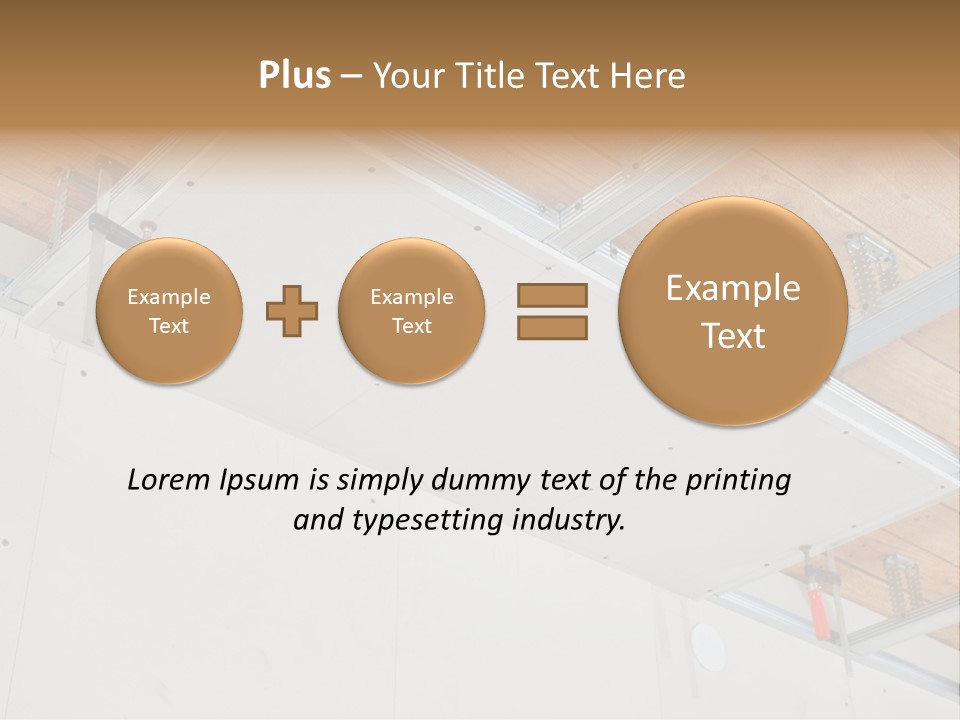 Bright Renovation Stud PowerPoint Template