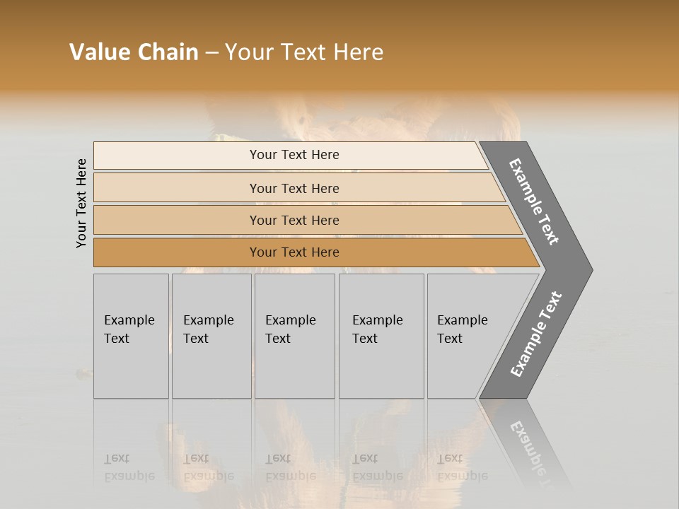 Canine Dogs Golden PowerPoint Template