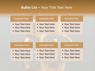 Canine Dogs Golden PowerPoint Template