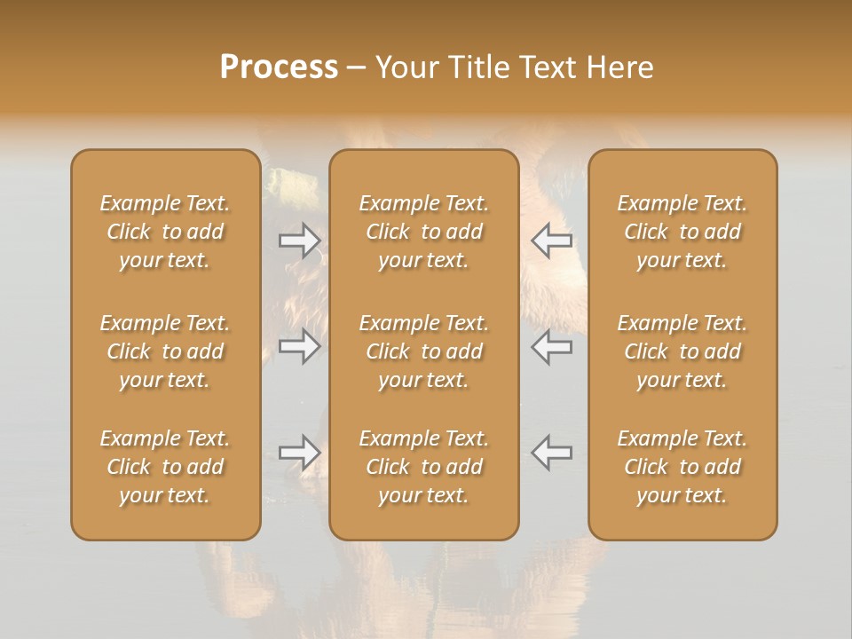Canine Dogs Golden PowerPoint Template