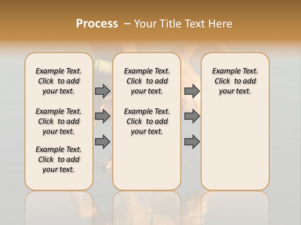 Canine Dogs Golden PowerPoint Template