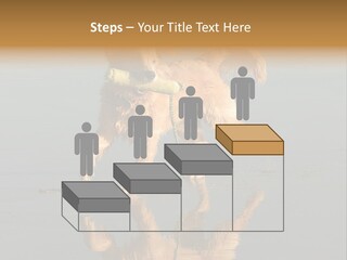 Canine Dogs Golden PowerPoint Template