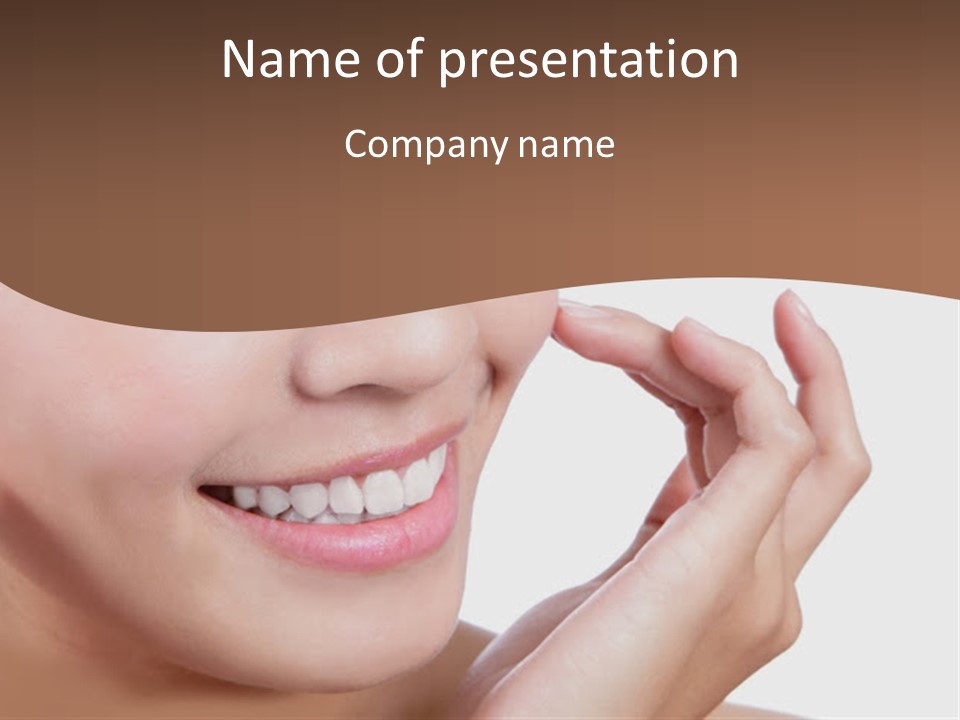 Chinese Attractive Makeup PowerPoint Template