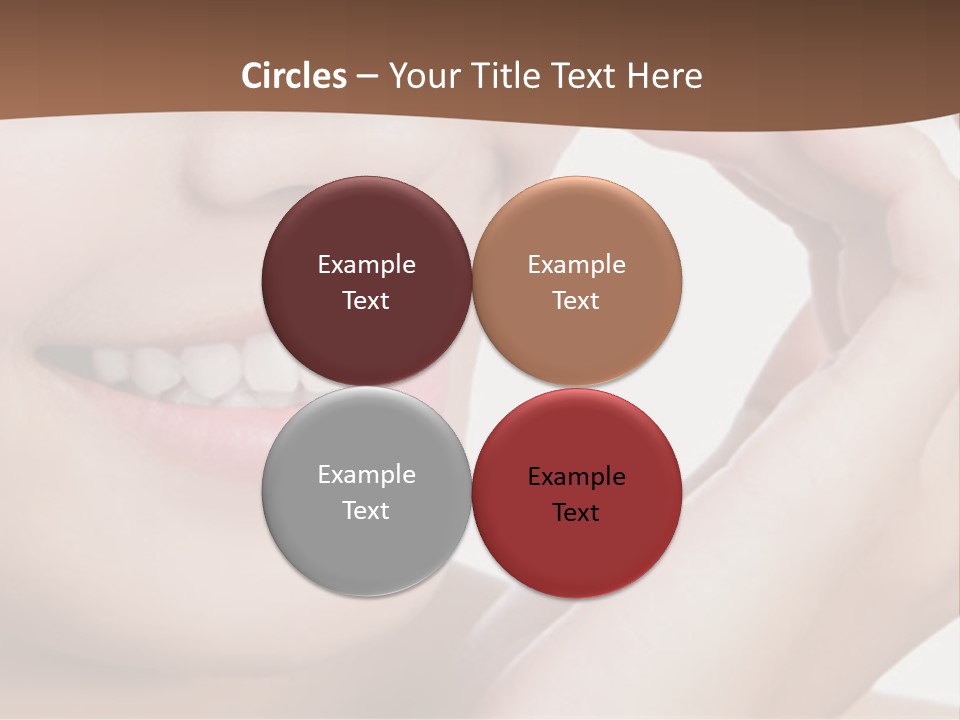 Chinese Attractive Makeup PowerPoint Template