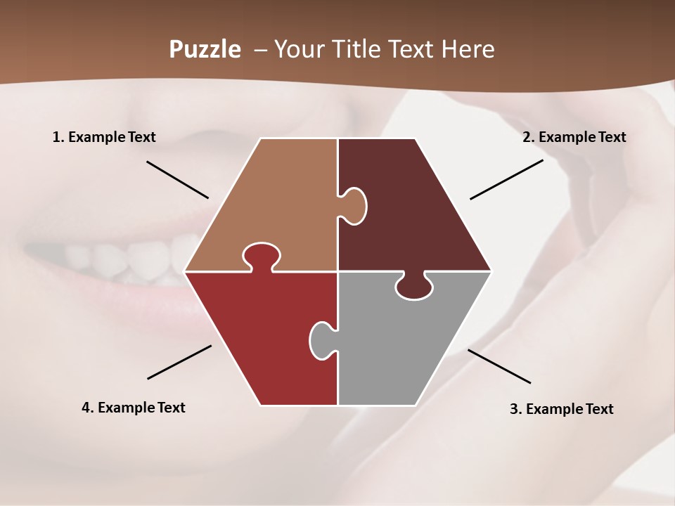 Chinese Attractive Makeup PowerPoint Template