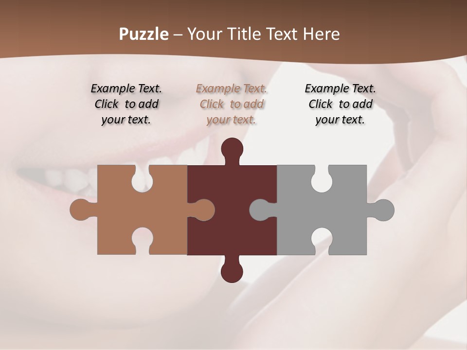 Chinese Attractive Makeup PowerPoint Template