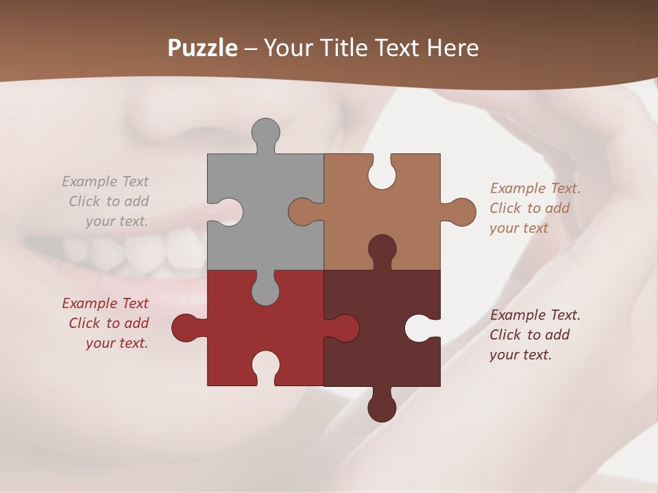 Chinese Attractive Makeup PowerPoint Template