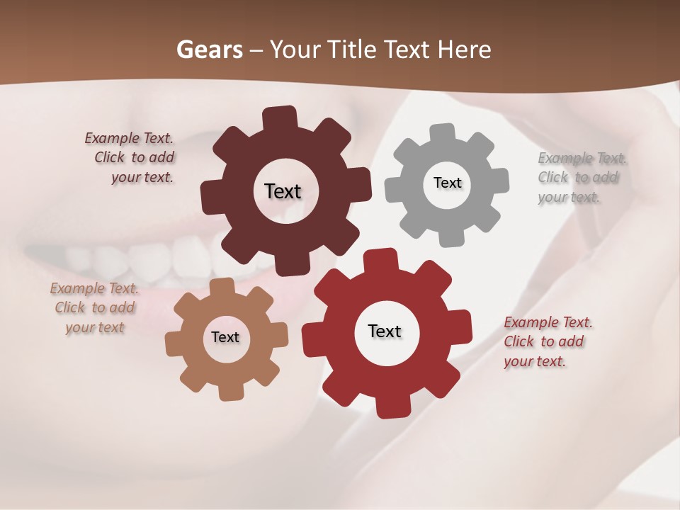 Chinese Attractive Makeup PowerPoint Template