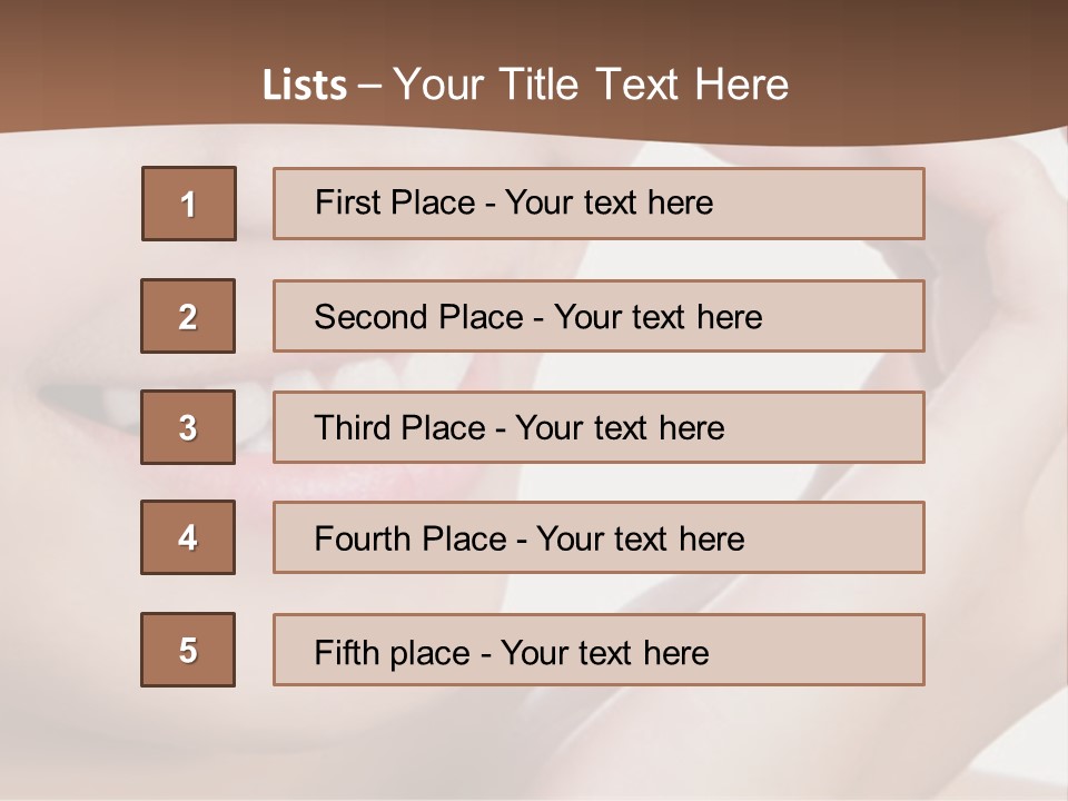 Chinese Attractive Makeup PowerPoint Template