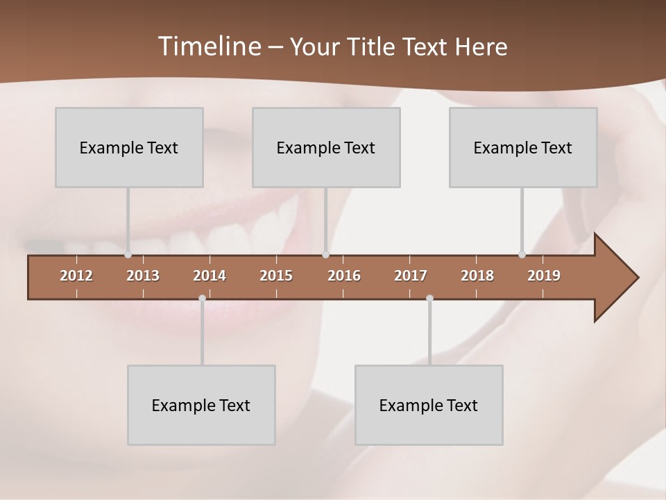Chinese Attractive Makeup PowerPoint Template
