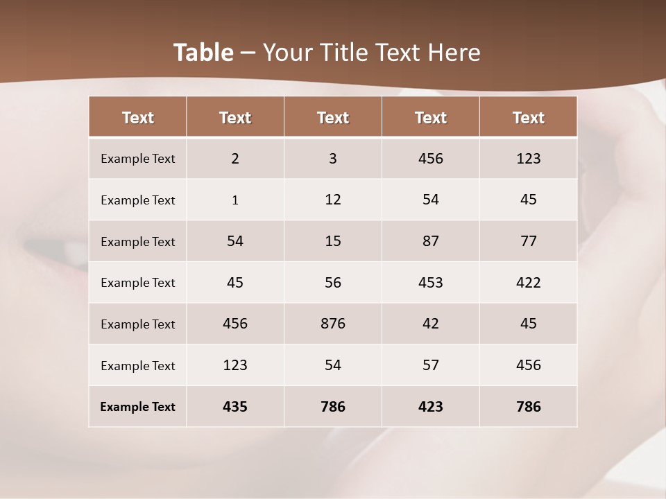 Chinese Attractive Makeup PowerPoint Template